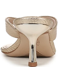 Naturalizer 27 EDIT Tressa Embossed Metallic Thong Dress Sandals