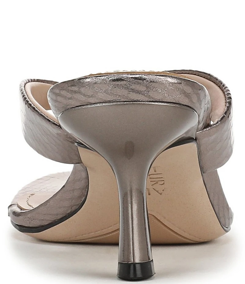 Naturalizer 27 EDIT Tressa Embossed Metallic Thong Dress Sandals