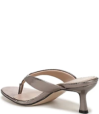 Naturalizer 27 EDIT Tressa Embossed Metallic Thong Dress Sandals