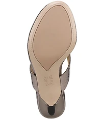 Naturalizer 27 EDIT Tressa Embossed Metallic Thong Dress Sandals