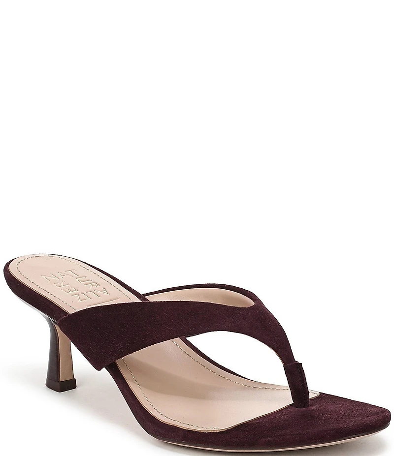 Naturalizer 27 EDIT Tressa Suede Thong Stiletto Dress Sandals