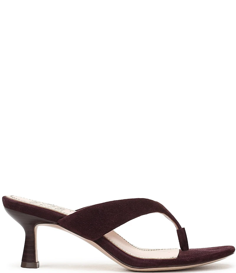 Naturalizer 27 EDIT Tressa Suede Thong Stiletto Dress Sandals