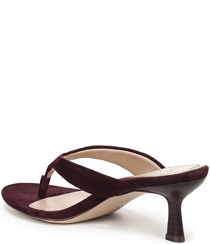 Naturalizer 27 EDIT Tressa Suede Thong Stiletto Dress Sandals