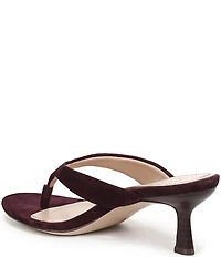 Naturalizer 27 EDIT Tressa Suede Thong Stiletto Dress Sandals