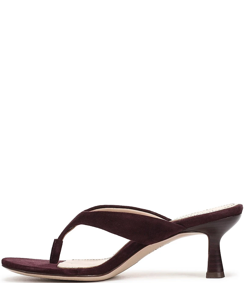 Naturalizer 27 EDIT Tressa Suede Thong Stiletto Dress Sandals