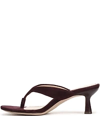 Naturalizer 27 EDIT Tressa Suede Thong Stiletto Dress Sandals