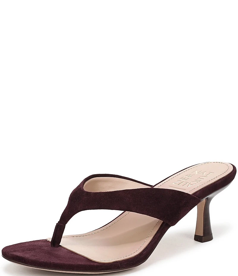 Naturalizer 27 EDIT Tressa Suede Thong Stiletto Dress Sandals