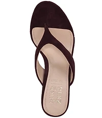 Naturalizer 27 EDIT Tressa Suede Thong Stiletto Dress Sandals