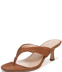 Naturalizer 27 EDIT Tressa Suede Thong Stiletto Dress Sandals