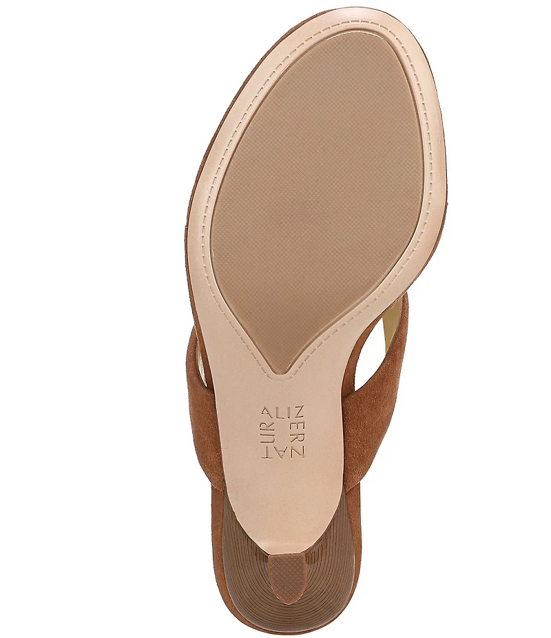 Naturalizer 27 EDIT Tressa Suede Thong Stiletto Dress Sandals