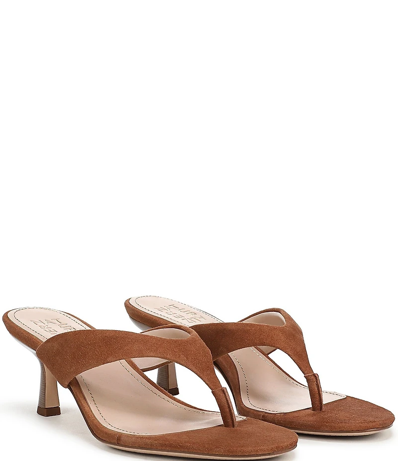 Naturalizer 27 EDIT Tressa Suede Thong Stiletto Dress Sandals