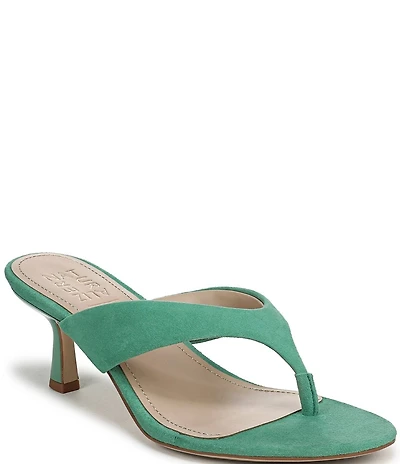 Naturalizer 27 EDIT Tressa Suede Thong Stiletto Dress Sandals