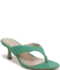 Naturalizer 27 EDIT Tressa Suede Thong Stiletto Dress Sandals