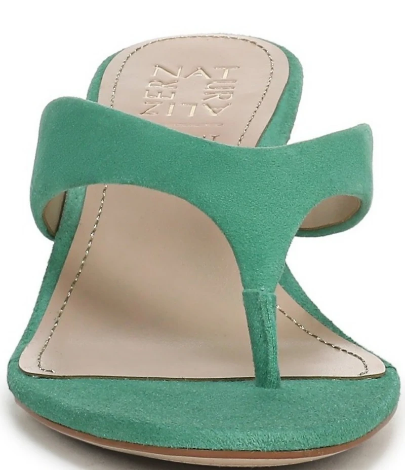 Naturalizer 27 EDIT Tressa Suede Thong Stiletto Dress Sandals