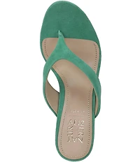 Naturalizer 27 EDIT Tressa Suede Thong Stiletto Dress Sandals