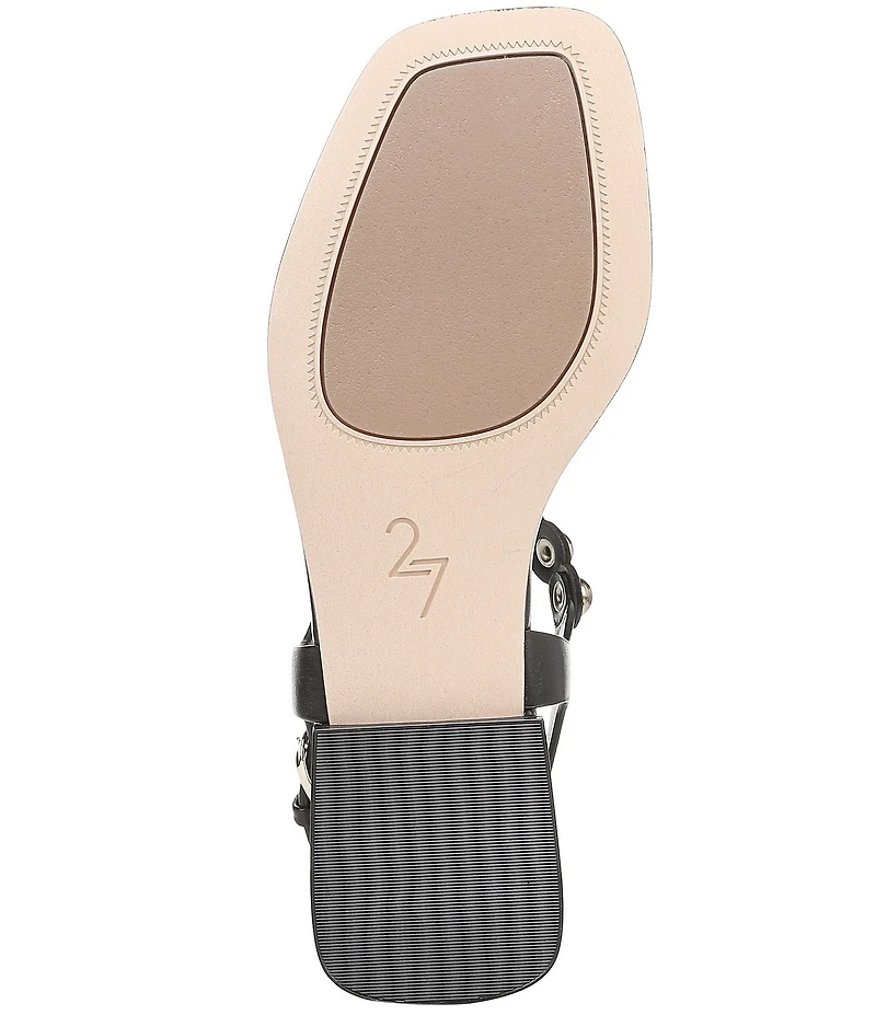 Naturalizer 27 EDIT Nara Leather Studded Thong Flat Sandals
