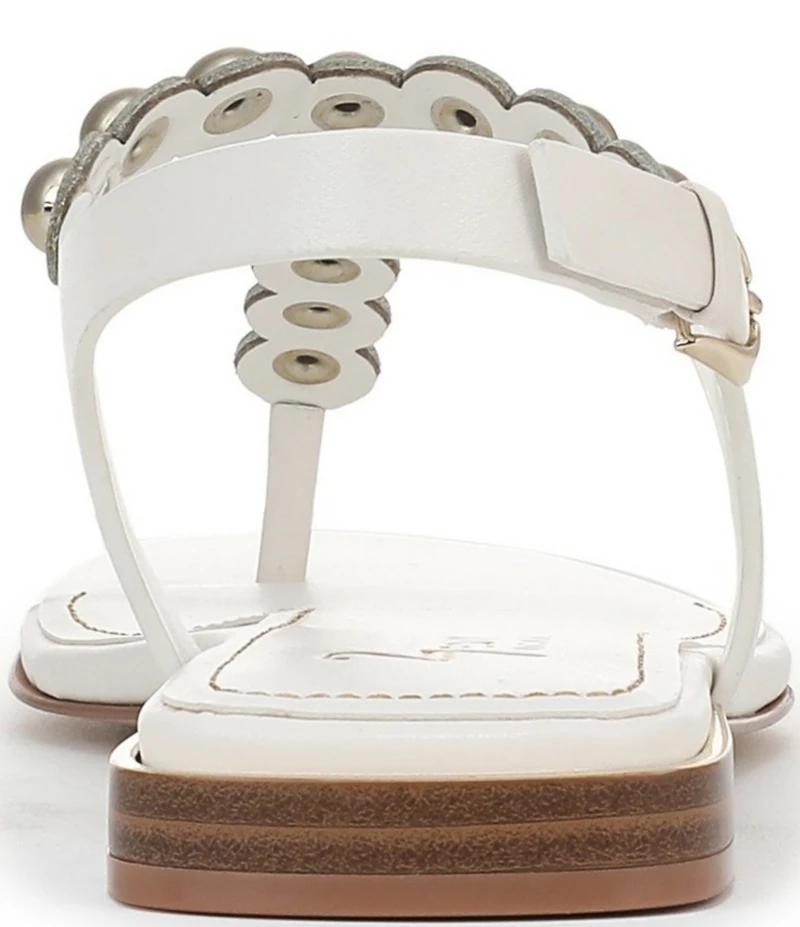 Naturalizer 27 EDIT Nara Leather Studded Thong Flat Sandals