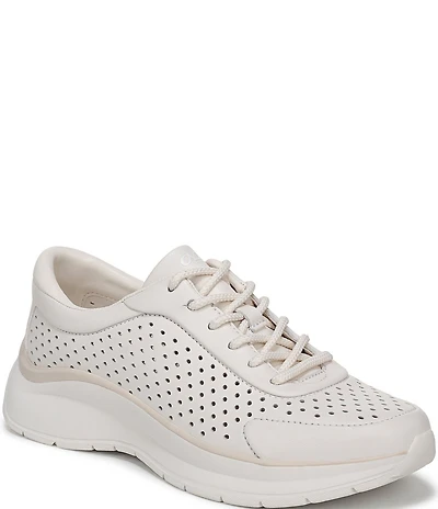 Naturalizer Adapt Perf Leather Lace Up Sneakers