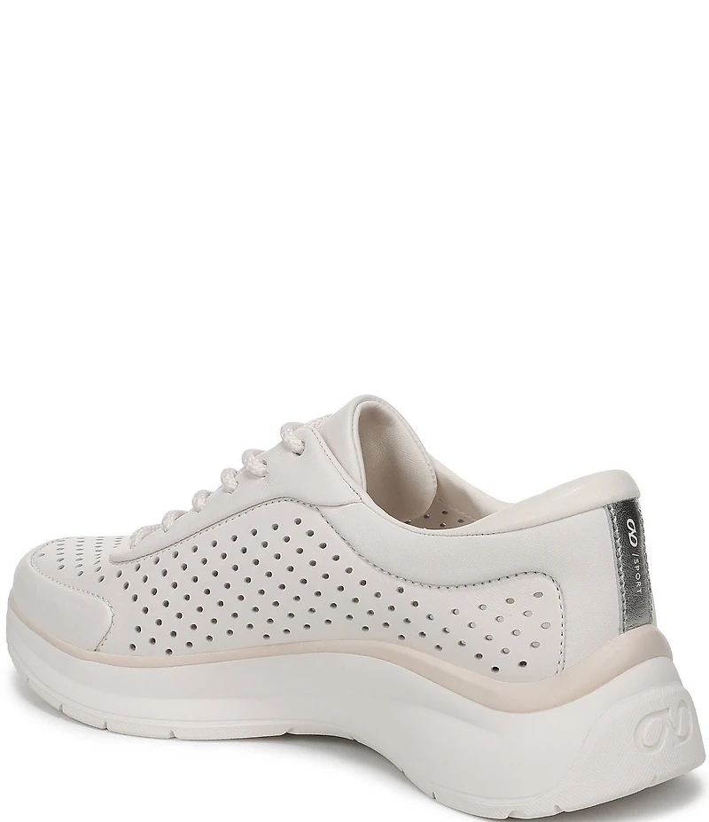 Naturalizer Adapt Perf Leather Lace Up Sneakers