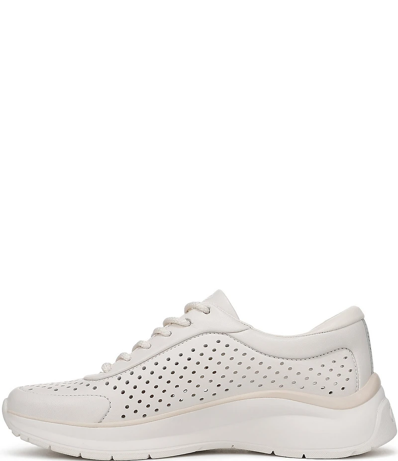 Naturalizer Adapt Perf Leather Lace Up Sneakers