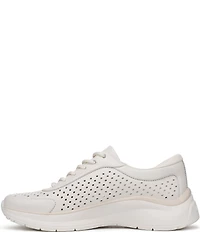 Naturalizer Adapt Perf Leather Lace Up Sneakers