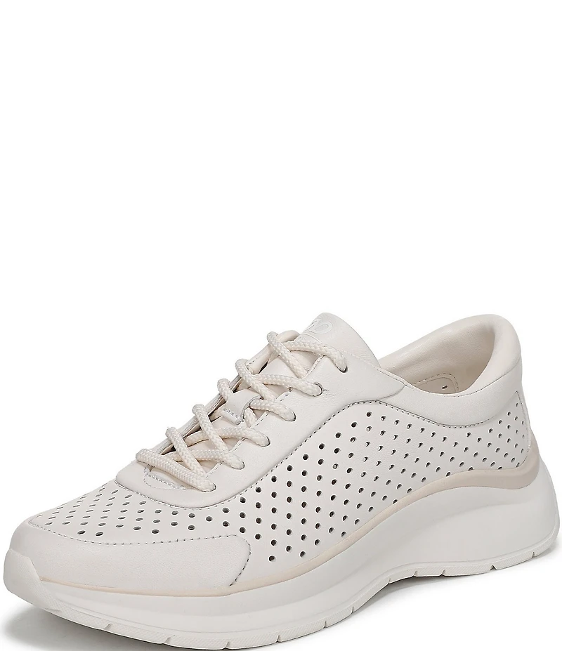 Naturalizer Adapt Perf Leather Lace Up Sneakers