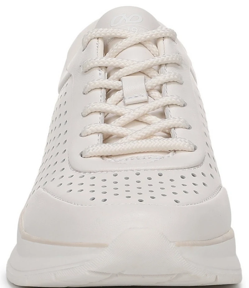 Naturalizer Adapt Perf Leather Lace Up Sneakers
