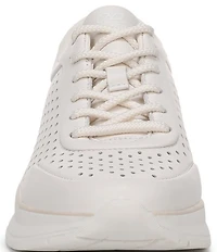 Naturalizer Adapt Perf Leather Lace Up Sneakers