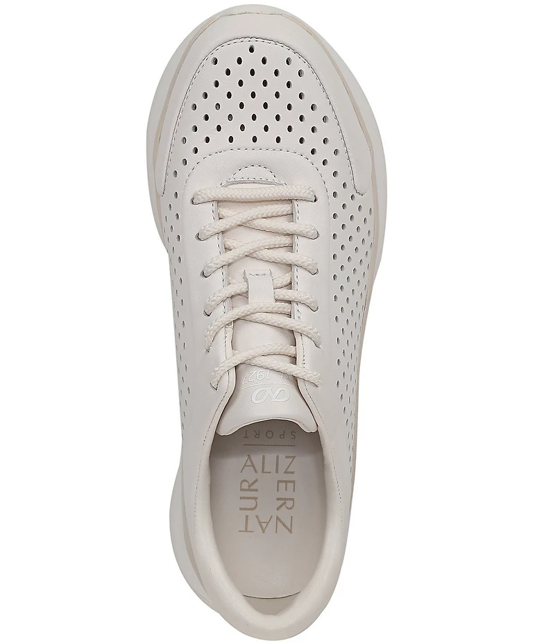 Naturalizer Adapt Perf Leather Lace Up Sneakers
