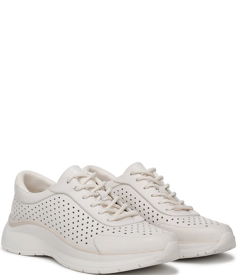 Naturalizer Adapt Perf Leather Lace Up Sneakers