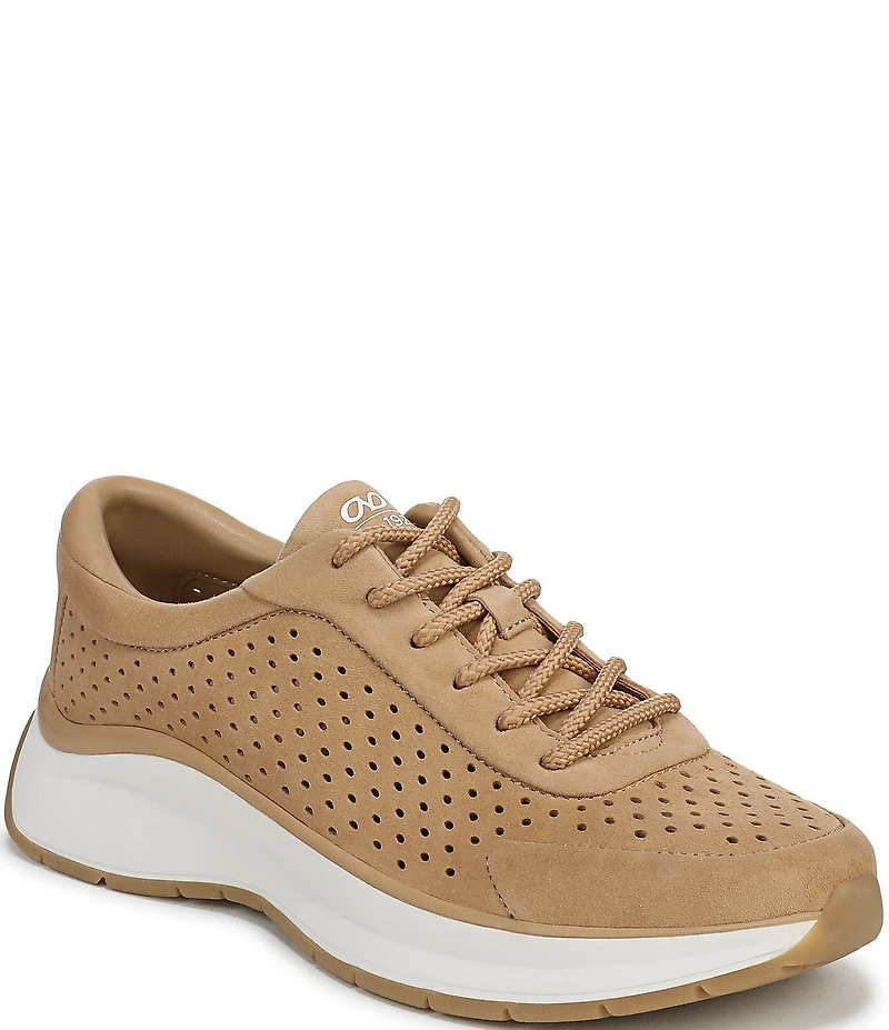 Naturalizer Adapt Perf Suede Lace Up Sneakers