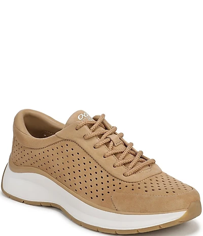 Naturalizer Adapt Perf Suede Lace Up Sneakers