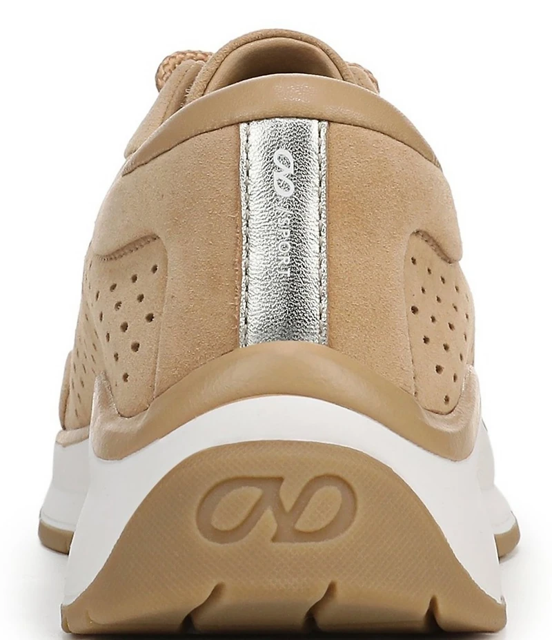 Naturalizer Adapt Perf Suede Lace Up Sneakers