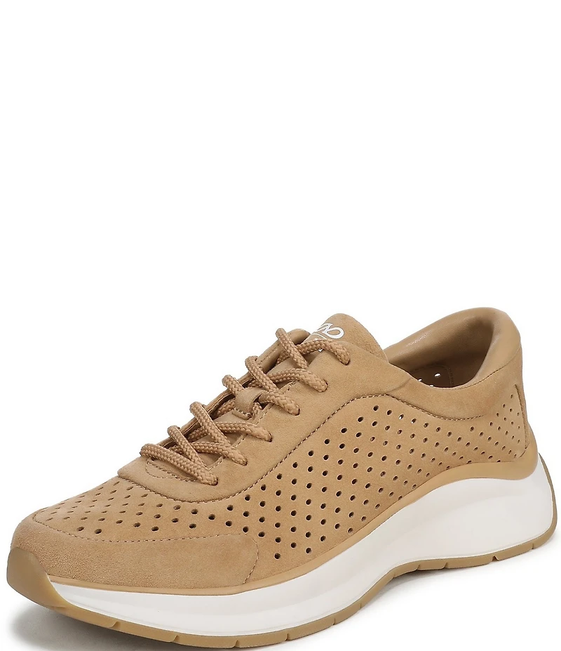 Naturalizer Adapt Perf Suede Lace Up Sneakers