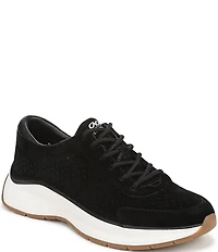Naturalizer Adapt Perf Suede Lace Up Sneakers
