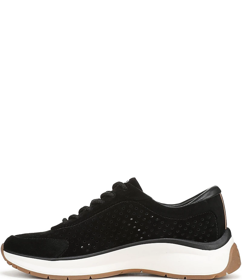 Naturalizer Adapt Perf Suede Lace Up Sneakers