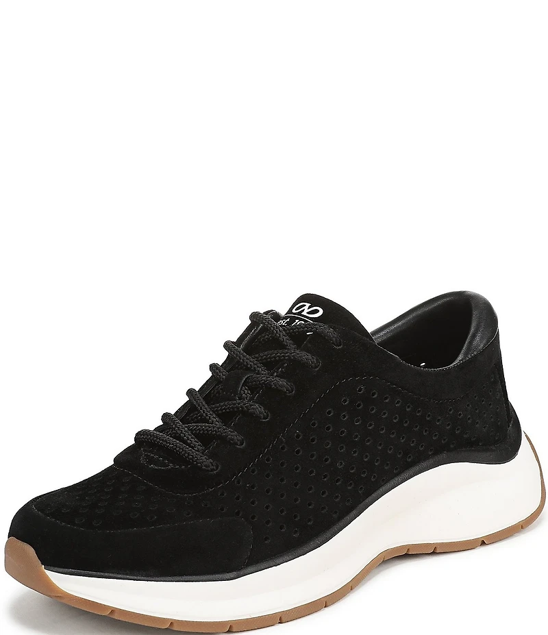 Naturalizer Adapt Perf Suede Lace Up Sneakers