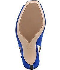 Naturalizer Alexa Suede Peep Toe Slingback Dress Pumps