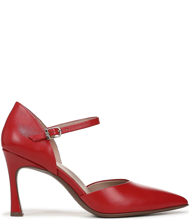 Naturalizer Amber Leather Pointed Toe Mary Jane Pumps
