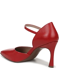 Naturalizer Amber Leather Pointed Toe Mary Jane Pumps