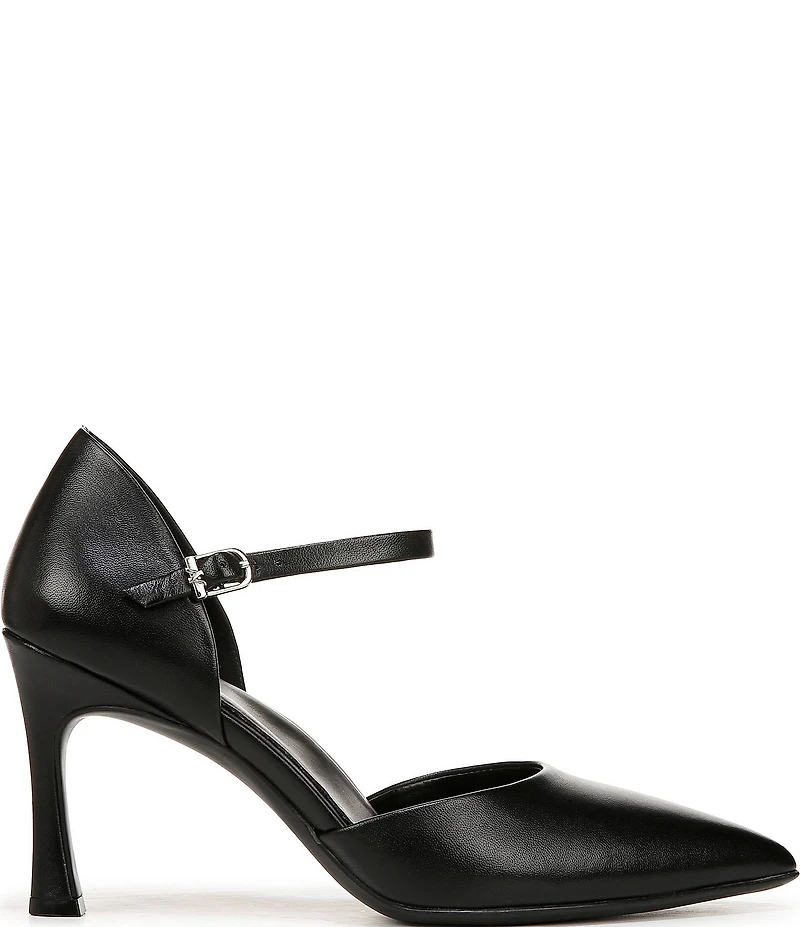 Naturalizer Amber Leather Pointed Toe Mary Jane Pumps