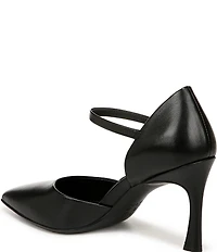 Naturalizer Amber Leather Pointed Toe Mary Jane Pumps
