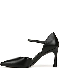 Naturalizer Amber Leather Pointed Toe Mary Jane Pumps