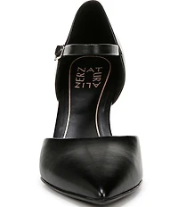 Naturalizer Amber Leather Pointed Toe Mary Jane Pumps