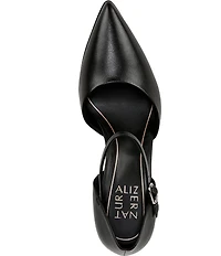 Naturalizer Amber Leather Pointed Toe Mary Jane Pumps