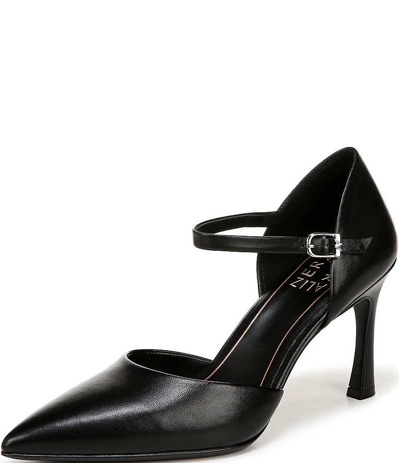 Naturalizer Amber Leather Pointed Toe Mary Jane Pumps