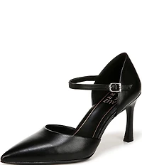 Naturalizer Amber Leather Pointed Toe Mary Jane Pumps