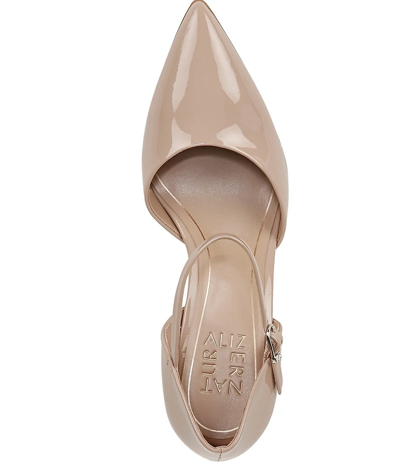 Naturalizer Amber Patent Pointed Toe Mary Jane Pumps