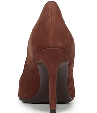 Naturalizer Anna Glossy Suede Pumps
