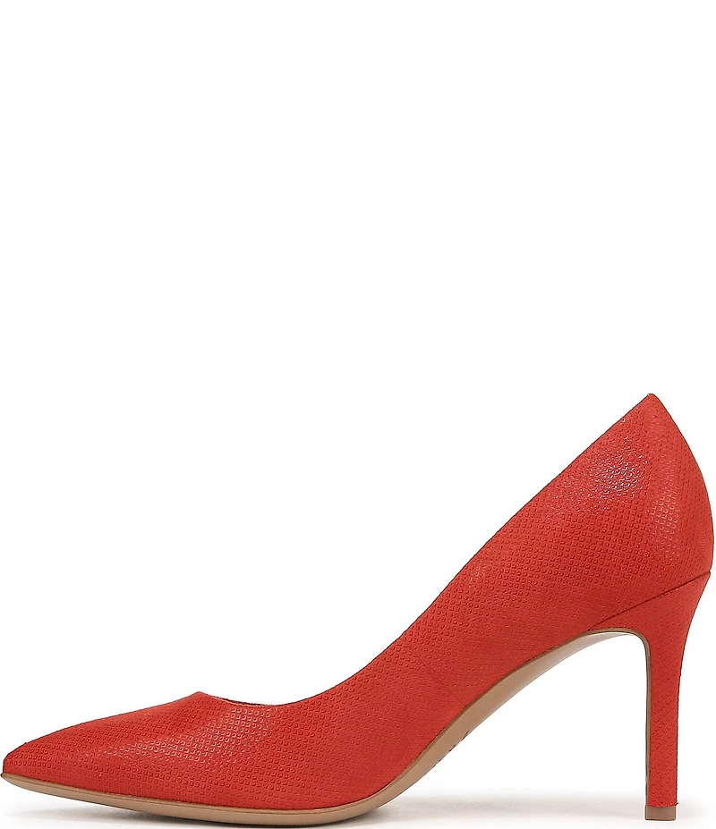 Naturalizer Anna Glossy Embossed Suede Pumps